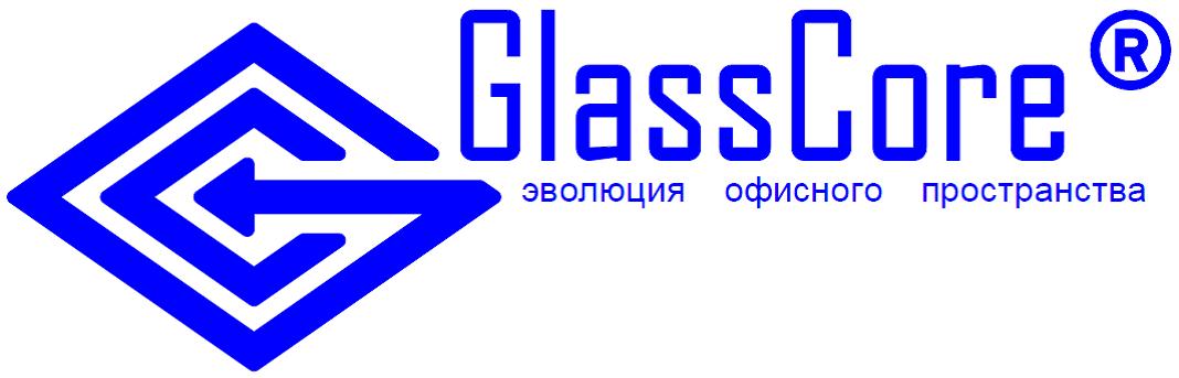 GlassCore® — логотип