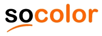 Socolor — логотип